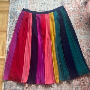 Jcrew Rainbow MIDI Skirt EUC